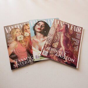 Vanity Fair September, October, November 2025 Magazines Lot of 3